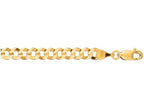 Finejewelers 10 Kt Yellow Gold 20 Inch 4.70mm Bright Cut Comfort Curb Chain With Lobster Clasp