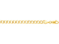 Finejewelers 10 Kt Yellow Gold 22 Inch 5.30mm Bright Cut Curb Lite Chain With Lobster Clasp