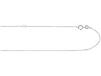 Finejewelers 925 Sterling Silver 18 Inch With Rhodium Finish Chain With Spring Ring Clasp