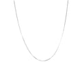 Finejewelers 925 Sterling Silver 16 Inch Rhodium Finish 1.1mm Octagonal Snake Chain Lobster Clasp