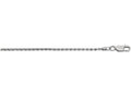 Finejewelers 925 Sterling Silver 16 Inch Rhodium Finish 1.5mm Bright Cut Spiga Chain Lobster Clasp