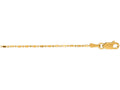 Finejewelers 14 Kt Yellow Gold 18 Inch 1.0mm Bright Cut Bead Chain With Lobster Clasp