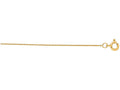 Finejewelers 14 Kt Yellow Gold 18 Inch 0.45mm Shiny Classic Box Chain With Spring Ring Clasp