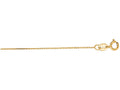 Finejewelers 14 Kt Yellow Gold 18 Inch 0.8mm Bright Cut Cable Link Chain With Lobster Clasp