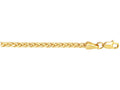 Finejewelers 14 Kt Yellow Gold 18 Inch 2.7mm Bright Cut Lite Franco Necklace With Lobster Clasp