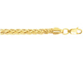 Finejewelers 14 Kt Yellow Gold 20 Inch 4.1mm Bright Cut Lite Franco Necklace With Lobster Clasp