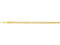 Finejewelers 14 Kt Yellow Gold 24 Inch 4.5mm Bright Cut Round Bright Cut Franco Chain With Lobster Clasp