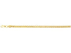 Finejewelers 14 Kt Yellow Gold 24 Inch 4.5mm Bright Cut Round Bright Cut Franco Chain With Lobster Clasp