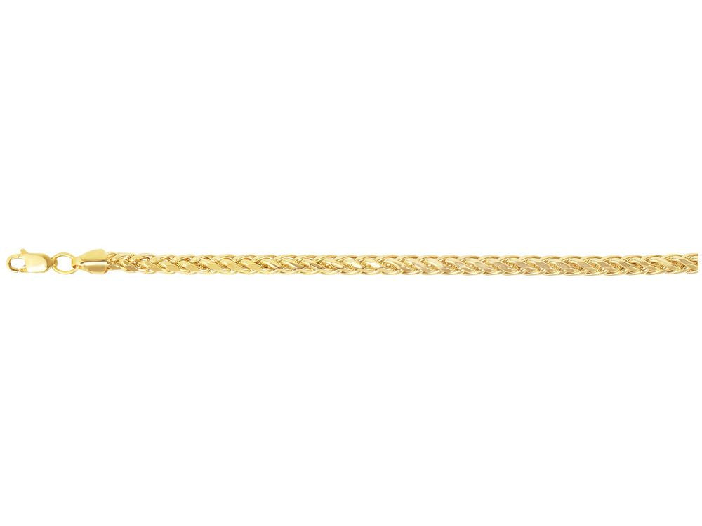 Finejewelers 14 Kt Yellow Gold 24 Inch 4.5mm Bright Cut Round Bright Cut Franco Chain With Lobster Clasp