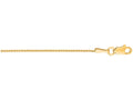 Finejewelers 14 Kt Yellow Gold 18 Inch 1.0mm Shiny Round Bright Cut Wheat Chain With Lobster Clas P