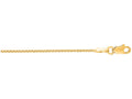 Finejewelers 14 Kt Yellow Gold 18 Inch 1.1mm Shiny Round Bright Cut Wheat Chain With Lobster Clas P
