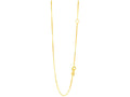 Finejewelers 14 Kt Yellow Gold 20 Inch 0.8mm Classic Box Chain Lobster Clasp Extender At 18 Inch