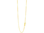 Finejewelers 14 Kt Yellow Gold 20 Inch 0.8mm Classic Box Chain Lobster Clasp Extender At 18 Inch