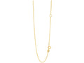 Finejewelers 14 Kt Yellow Gold 20 Inch 1.1mm Classic Cable Chain Spring Ring Clasp Extender At 18 I