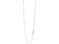 Finejewelers 14 Kt White Gold 20 Inch 0.8mm Classic Box Chain Lobster Clasp Extender At 18 Inch