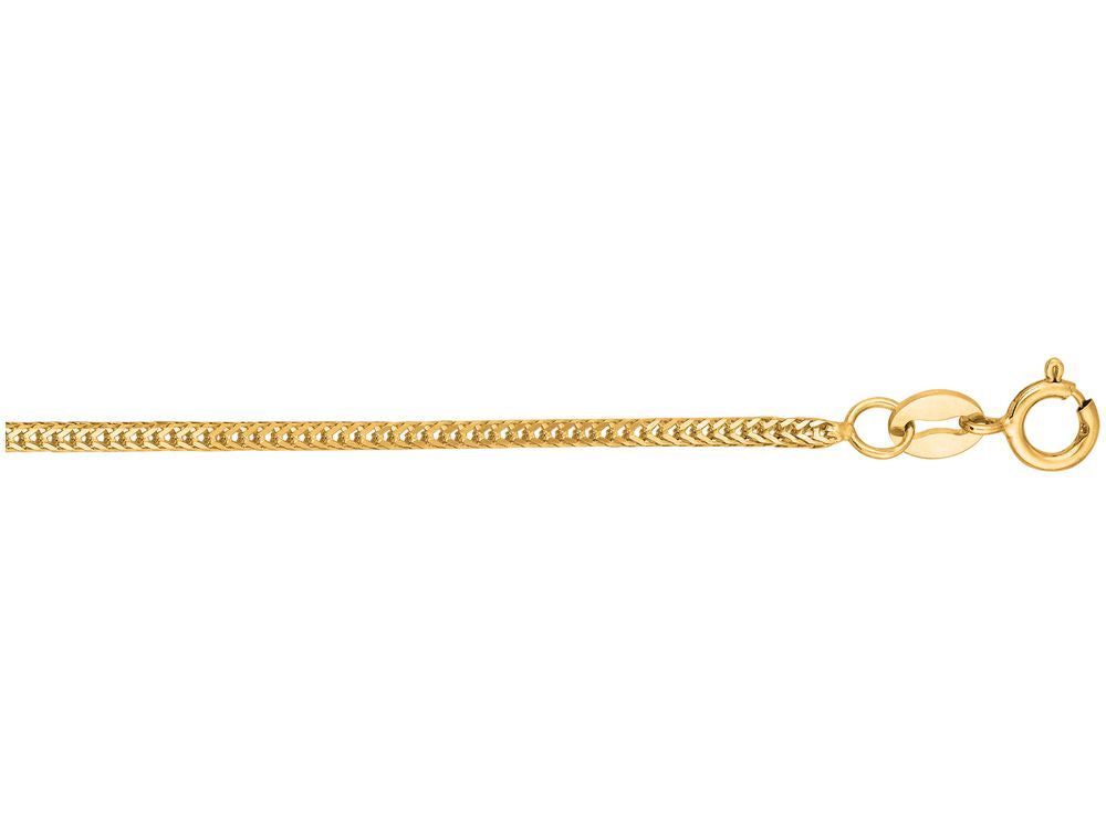 Finejewelers 14 Kt Yellow Gold 18 Inch 1.0mm Foxtail Chain With Lobster Clasp