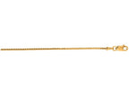 Finejewelers 14 Kt Yellow Gold 18 Inch 1.2mm Bright Cut Franco Chain With Lobster Clasp
