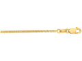 Finejewelers 14 Kt Yellow Gold 18 Inch 1.5mm Bright Cut Gourmette Chain With Lobster Clasp
