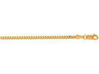 Finejewelers 14 Kt Yellow Gold 18 Inch 2.0mm Bright Cut Gourmette Chain With Lobster Clasp
