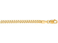 Finejewelers 14 Kt Yellow Gold 20 Inch 3.0mm Bright Cut Gourmette Chain With Lobster Clasp
