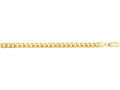 Finejewelers 14 Kt Yellow Gold 5.4mm 20 Inch Lite Semi-solid Miami Cuban Link