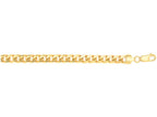 Finejewelers 14 Kt Yellow Gold 22 Inch 6.7mm Lite Semi-solid Miami Cuban