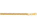 Finejewelers 14 Kt Yellow Gold 18 Inch 3.3mm Lite Weigth Wheat Chain With Lobster Clasp