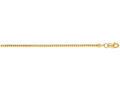 Finejewelers 14 Kt Yellow Gold 18 Inch 1.3mm Bright Cut Ice Chain With Lobster Clasp