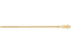 Finejewelers 14 Kt Yellow Gold 18 Inch 1.3mm Bright Cut Ice Chain With Lobster Clasp