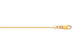 Finejewelers 18 Kt Yellow Gold 18 Inch 0.6mm Classic Box Chain With Lobster Clasp