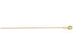 Finejewelers 18 Kt Yellow Gold 18 Inch Finish 1.1mm Shiny Round Cable Chain