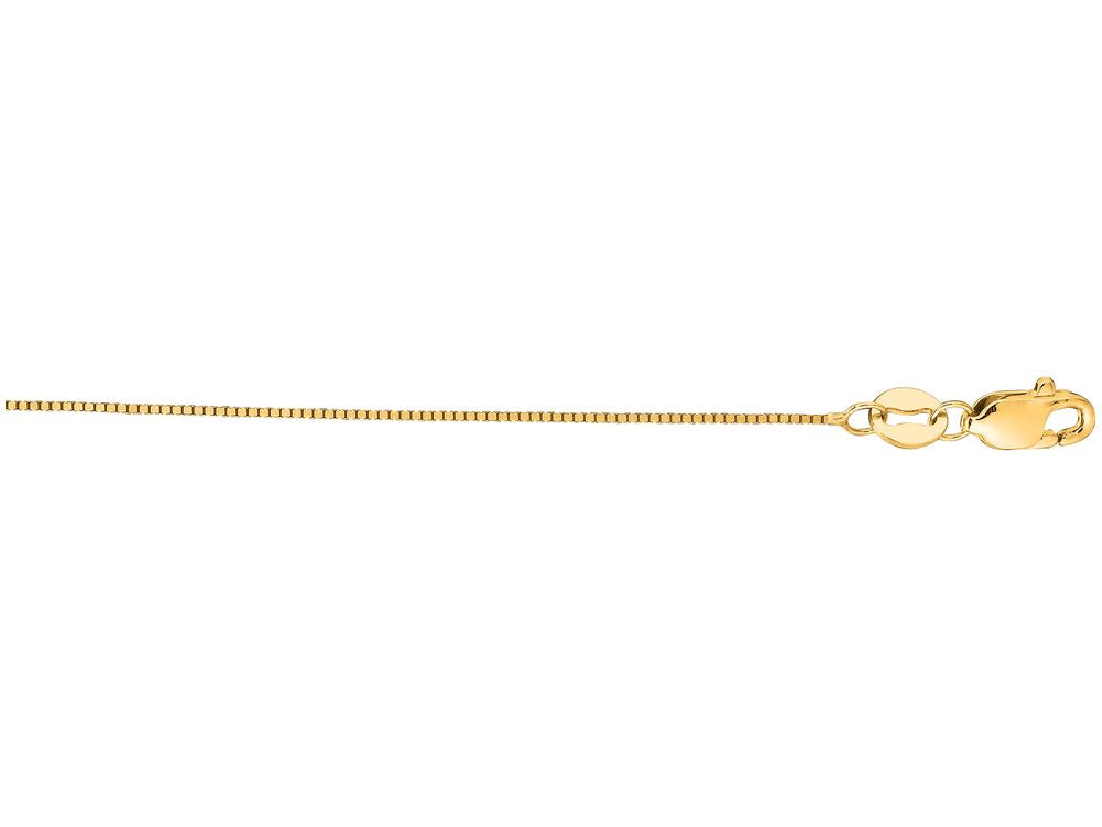 Finejewelers 14 Kt Yellow Gold 18 Inch .45mm Box Chain With Lobster Lock