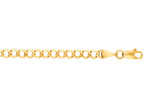 Finejewelers 14 Kt Yellow Gold 20 Inch 4.4mm Bright Cut Curb Lite Chain With Lobster Clasp