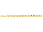 Finejewelers 14 Kt Yellow Gold 18 Inch 6.2mm Bright Cut Curb Lite Chain With Lobster Clasp