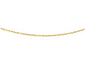 Finejewelers 14 Kt Yellow Gold 18 Inch 3.5mm Bright Cut Oval Texturedd Link Chain With Lobster Clasp