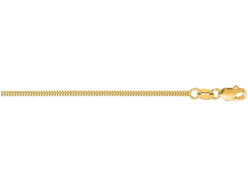 Finejewelers 14 Kt Yellow Gold 18 Inch 1.1mm Bright Cut Milano Chain With Lobster Clasp
