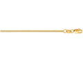 Finejewelers 14 Kt Yellow Gold 18 Inch 1.1mm Bright Cut Milano Chain With Lobster Clasp
