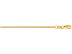 Finejewelers 14 Kt Yellow Gold 18 Inch 1.1mm Bright Cut Milano Chain With Lobster Clasp