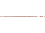 Finejewelers 14 Kt White Gold 18 Inch Rose Gold With 1.5mm Bright Cut Sparkle Chain With Lobster Clasp