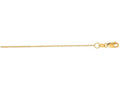 Finejewelers 14 Kt Yellow Gold 18 Inch 1.1mm Bright Cut Rolo Chain With Lobster Clasp