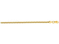 Finejewelers 14 Kt Yellow Gold 18 Inch 2.4mm Shiny Round Box Chain With Lobster Clasp
