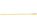 Finejewelers 14 Kt Yellow Gold 18 Inch 1.5mm Bright Cut Forsantina Chain With Lobster Clasp