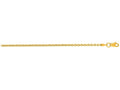 Finejewelers 14 Kt Yellow Gold 20 Inch 2.2mm Bright Cut Forsantina Chain With Lobster Clasp