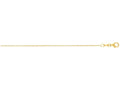 Finejewelers 14 Kt Yellow Gold 18 Inch 1.1mm Shiny Round Cable Chain With Lobster Clasp