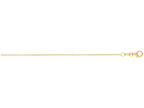 Finejewelers 14 Kt Yellow Gold 18 Inch 1.1mm Shiny Round Cable Chain With Lobster Clasp