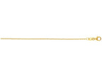 Finejewelers 14 Kt Yellow Gold 18 Inch 1.25mm Shiny Round Cable Chain With Lobster Clasp
