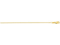 Finejewelers 14 Kt Yellow Gold 18 Inch 1.2mm Bright Cut Round Cable Link Chain With Lobster Clas P