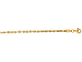 Finejewelers 14 Kt Yellow Gold 20 Inch 2.75mm Shiny Solid Bright Cut Royal Rope Chain With Lobste R Clasp