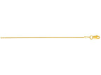Finejewelers 14 Kt Yellow Gold 18 Inch 1.0mm Shiny Round Wheat Chain With Lobster Clasp