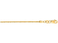 Finejewelers 14 Kt Yellow Gold 16 Inch 1.5mm Bright Cut Sparkle Chain With Lobster Clasp